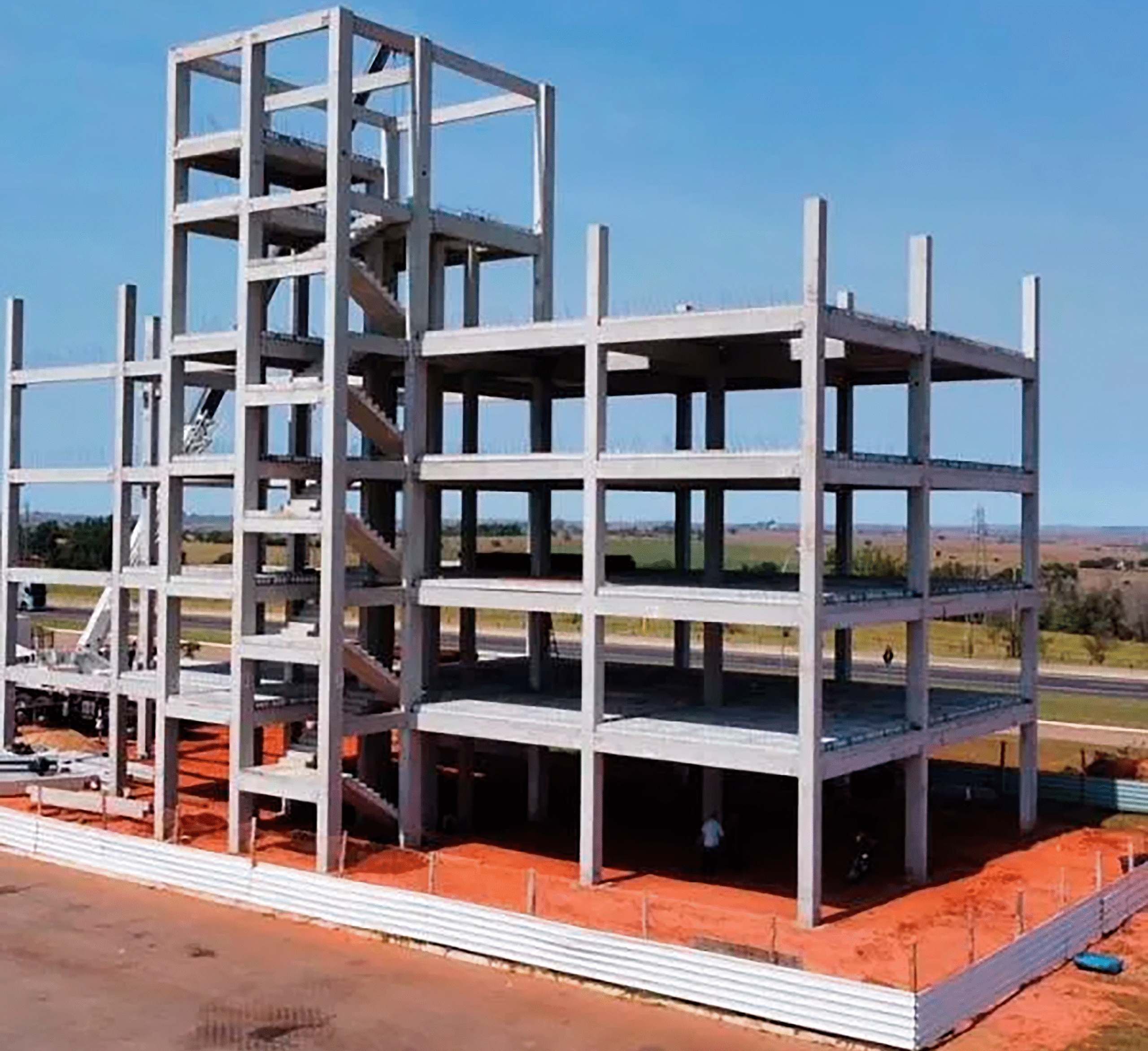 prédio pré-moldado, construção de prédio